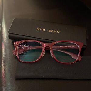 Burberry Burgundy Glasses (with Case)